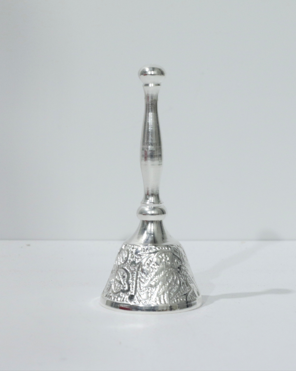 7 Piece Silver Thali Set - Floral