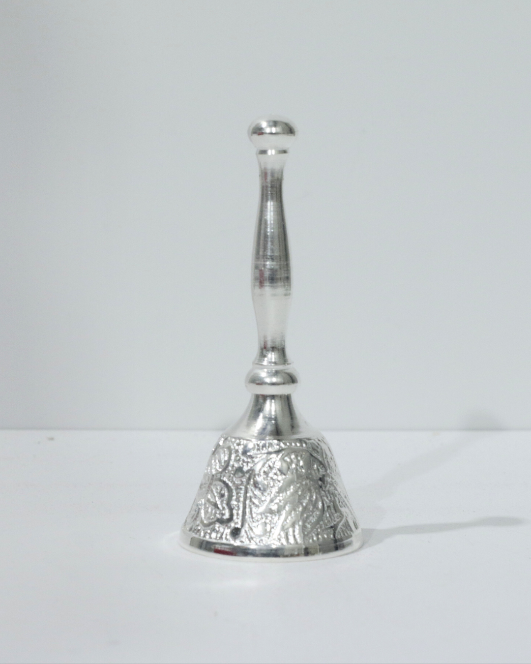 7 Piece Silver Thali Set - Floral