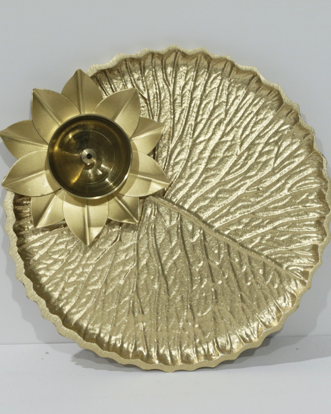 Gold Lotus Tray