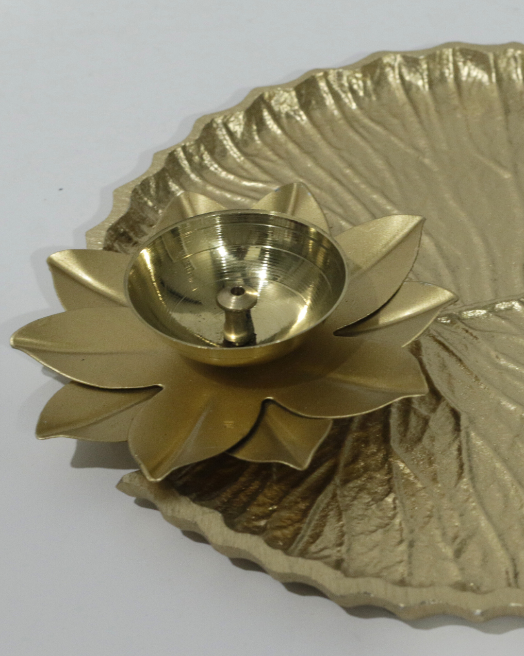 Gold Lotus Tray