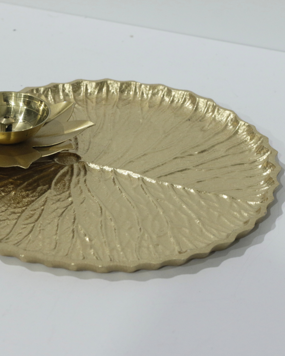 Gold Lotus Tray