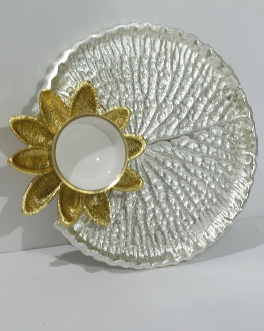 Silver Lotus Tray
