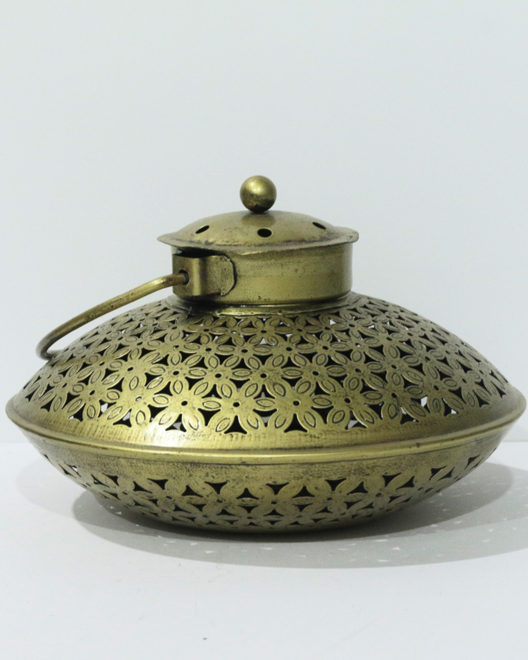 Handi Shape Antique Look Metal Loban Burner