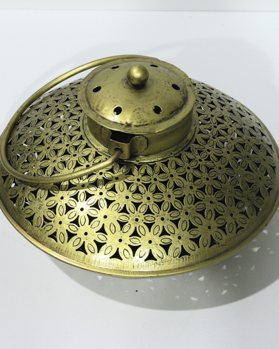 Handi Shape Antique Look Metal Loban Burner