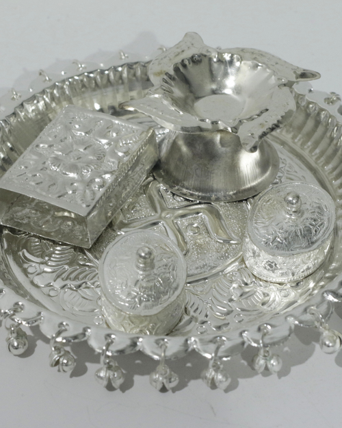 5 Piece Small Ghungroo Thali Set