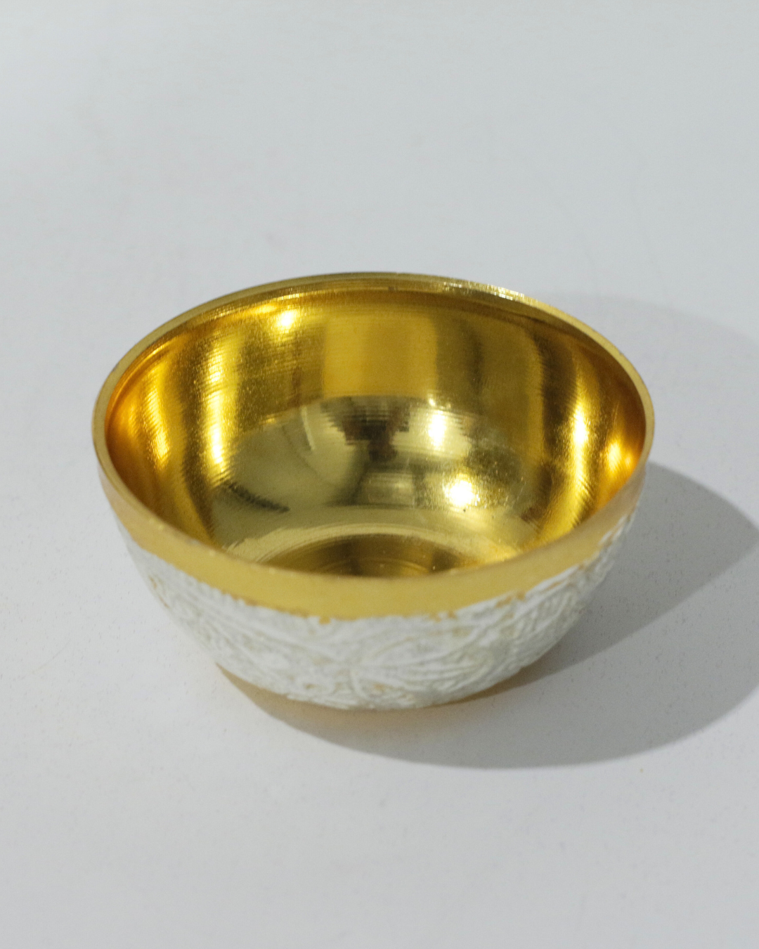 8 Piece Premium Gold/Silver Dual Tone Thali Set