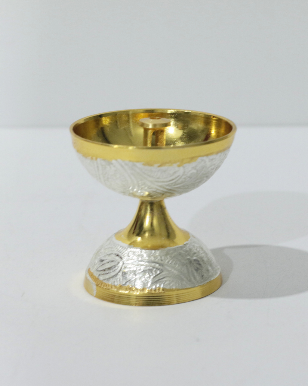 8 Piece Premium Gold/Silver Dual Tone Thali Set
