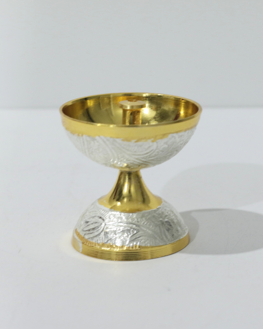 8 Piece Premium Gold/Silver Dual Tone Thali Set