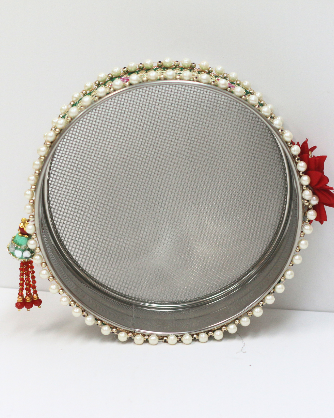Mustard Yellow Karvachauth Thali Set