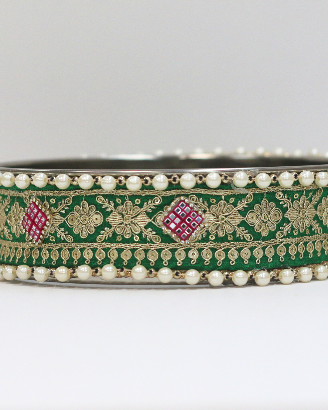 Mustard Yellow Karvachauth Thali Set