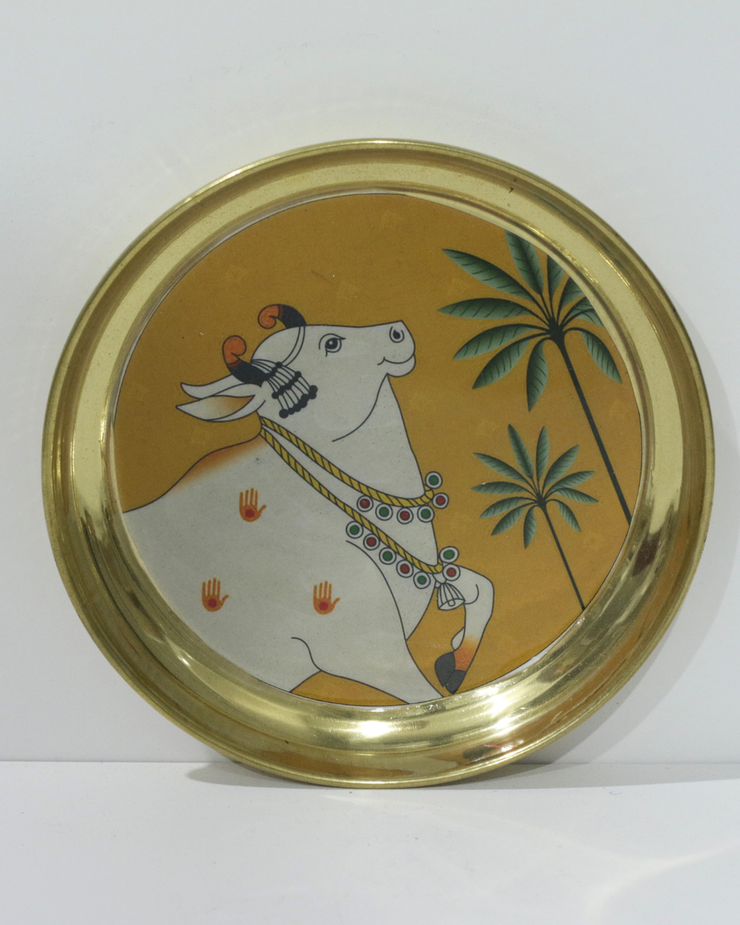 Small Yellow Cow 4 Piece Thali Set