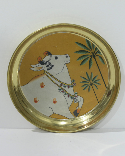 Small Yellow Cow 4 Piece Thali Set
