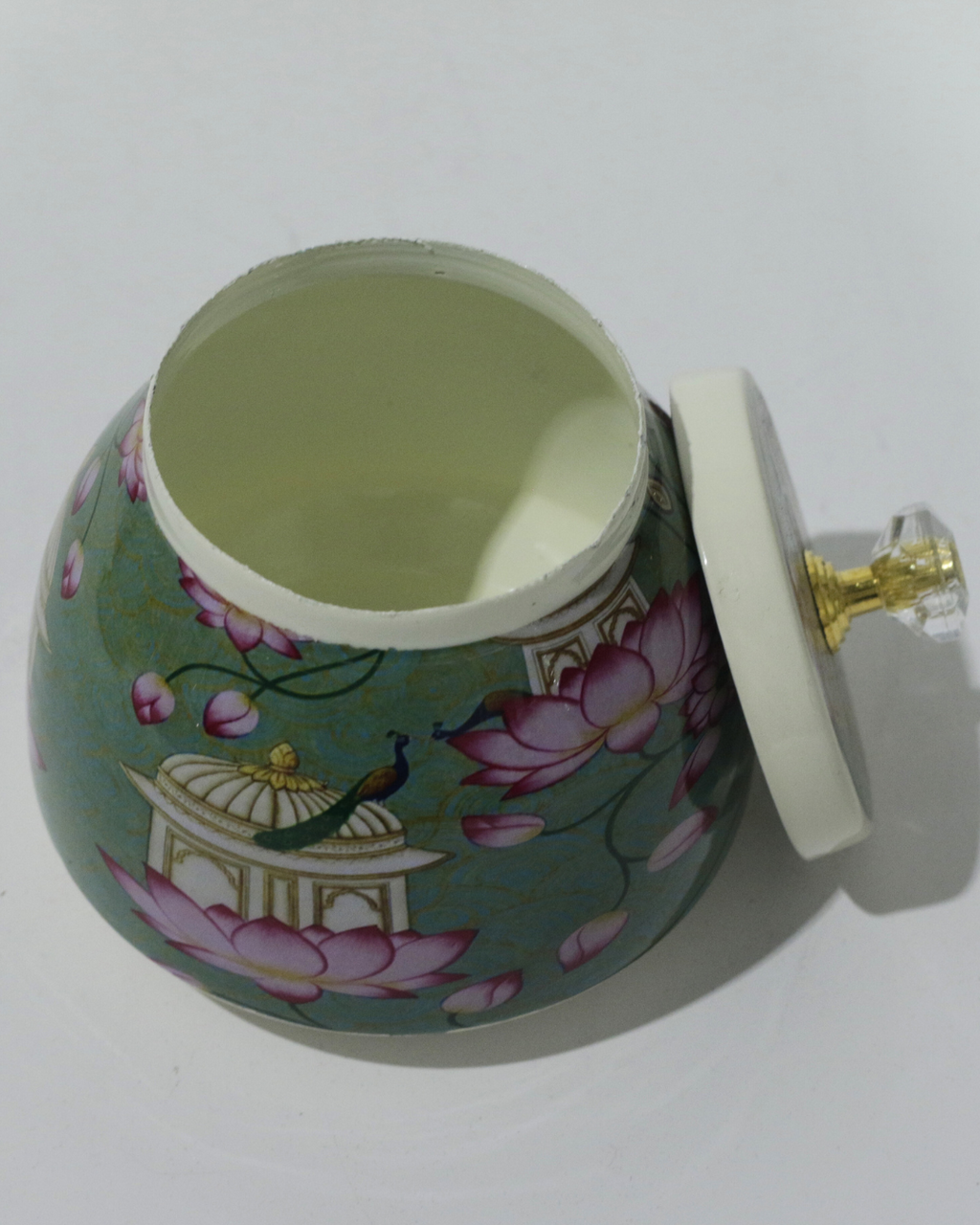 Green Flower Tray Set