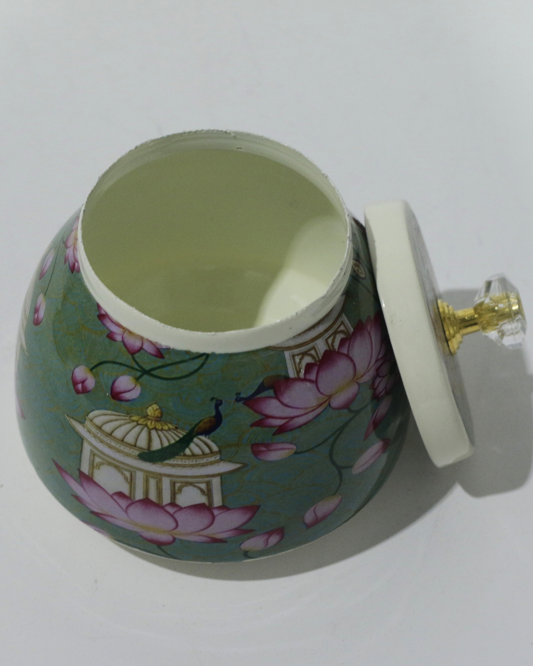Green Flower Tray Set