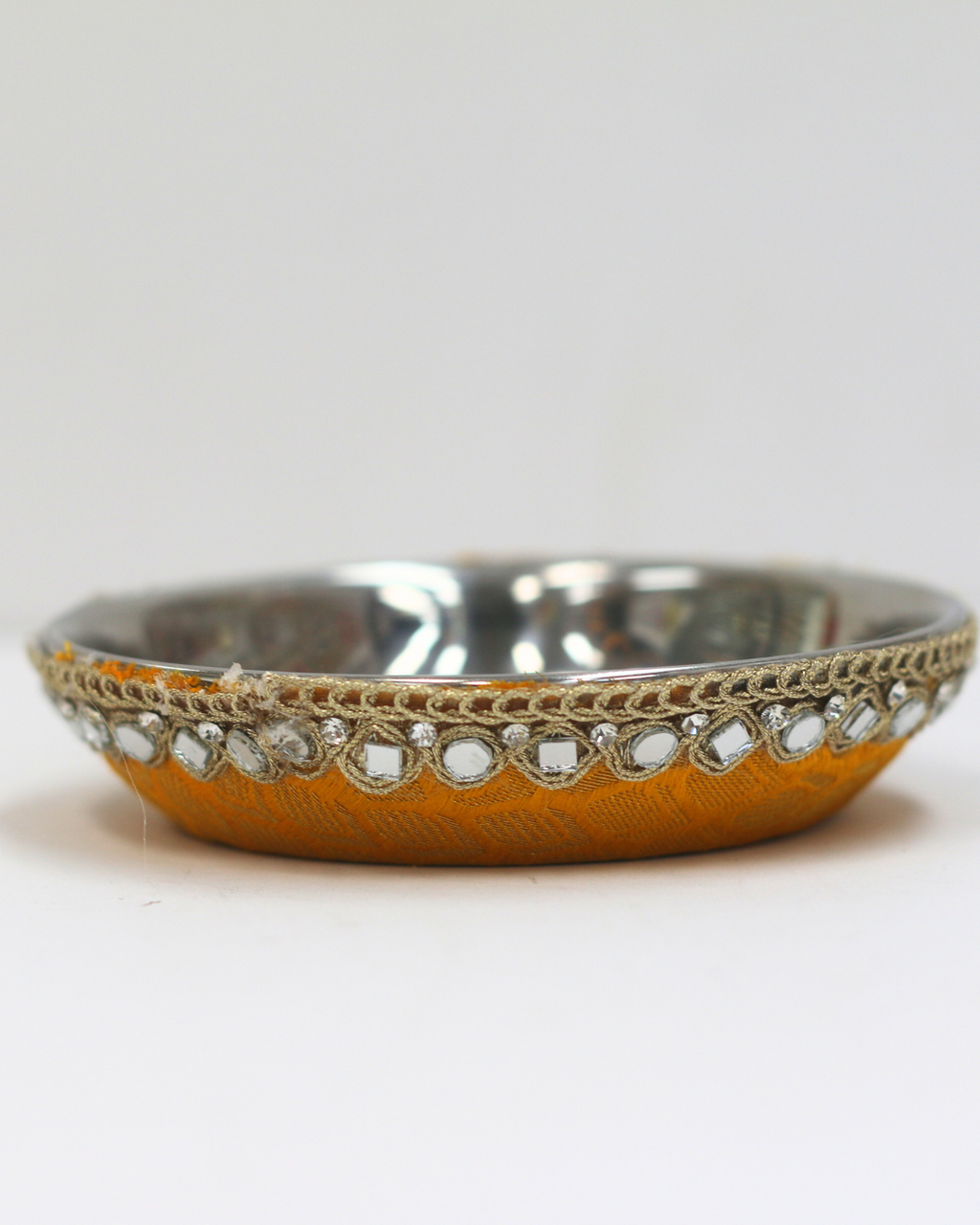 Mustard Yellow Karvachauth Thali Set