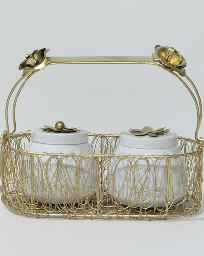 Gold Mesh Tray Gift Set