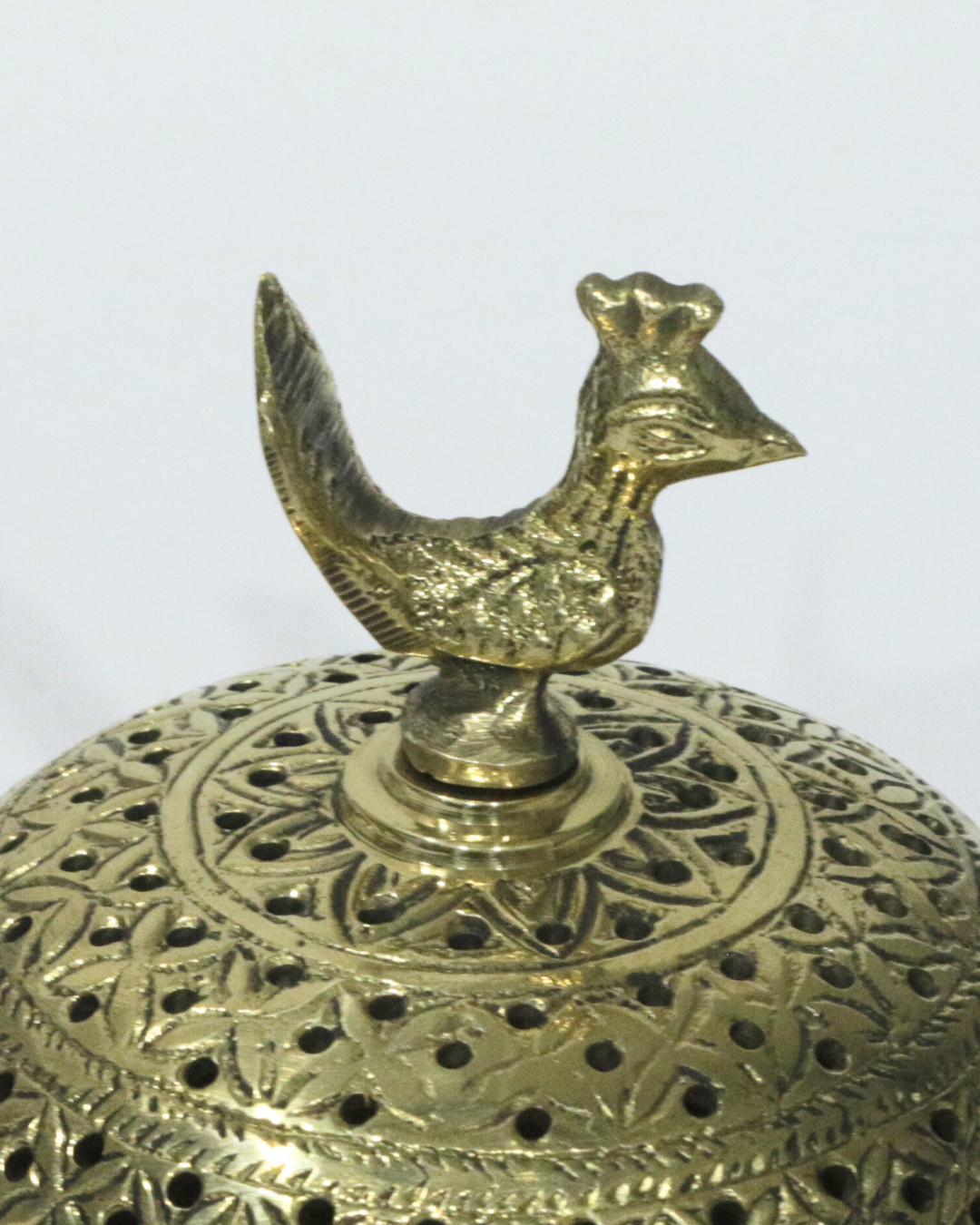 Vastu Turtle with Peacock Head Loban Burner