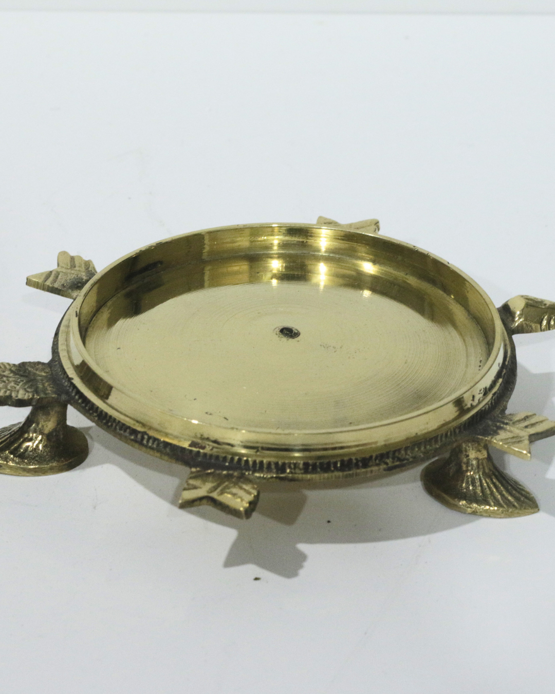 Vastu Turtle with Peacock Head Loban Burner