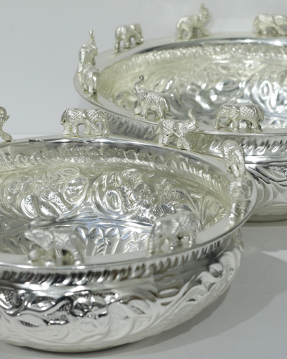 Elephant Silver Urli