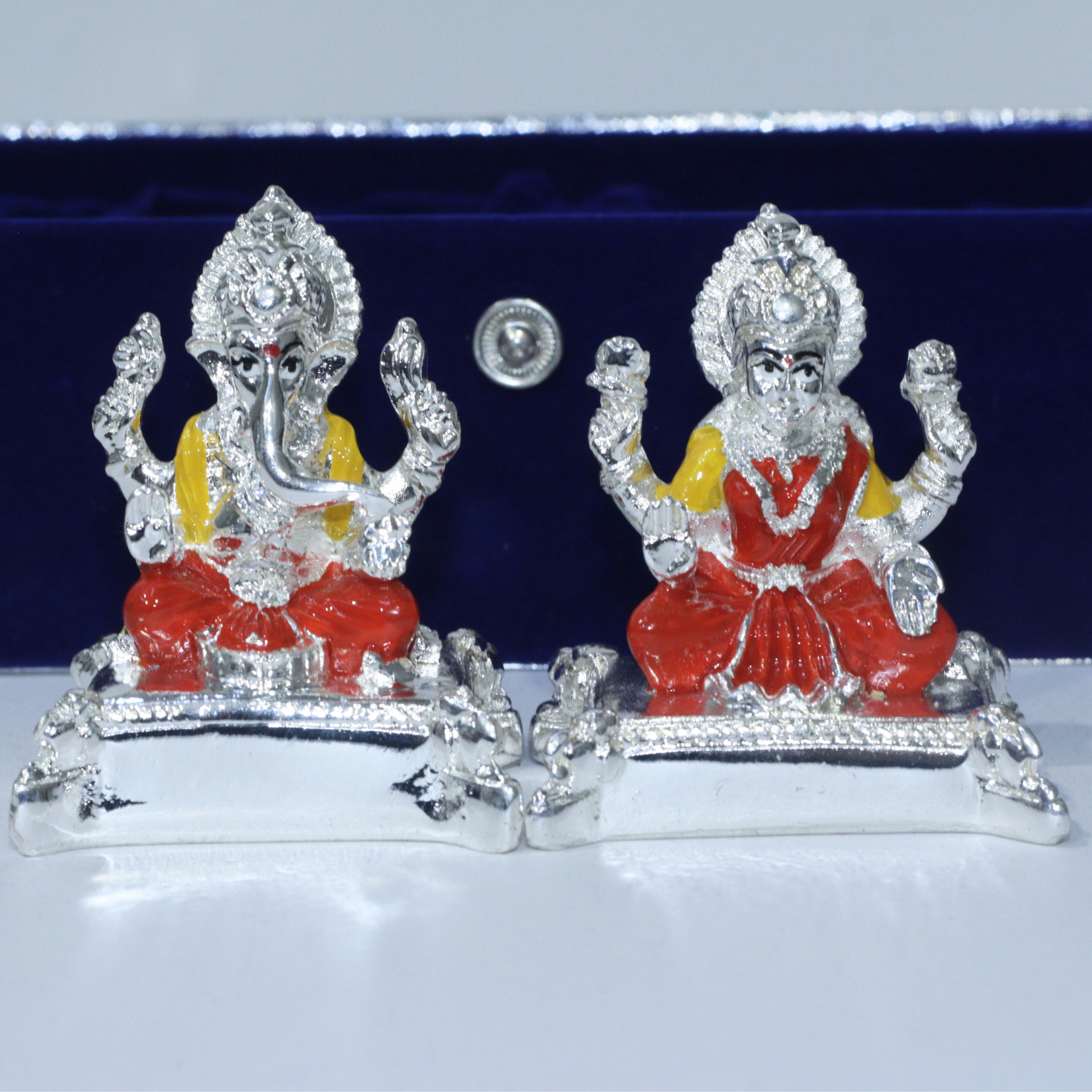 Coloured Laxmiji & Ganeshji Gift Set