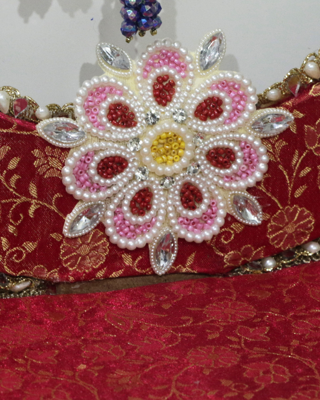 Red Peacock Singhasan