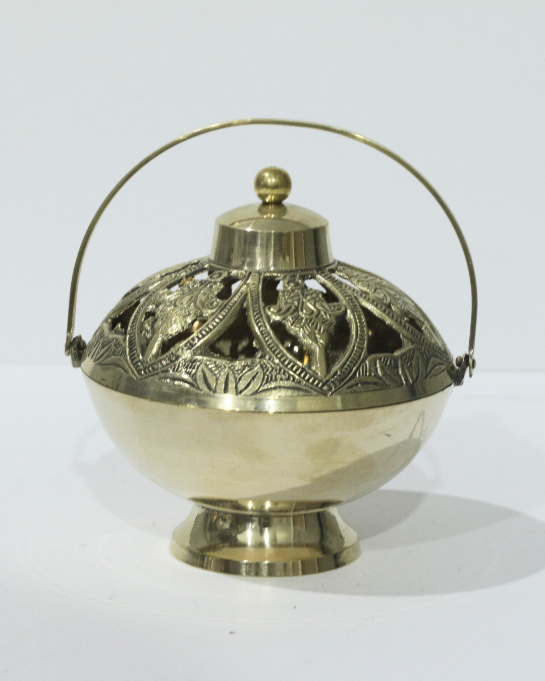 Floral Lid Loban Burner
