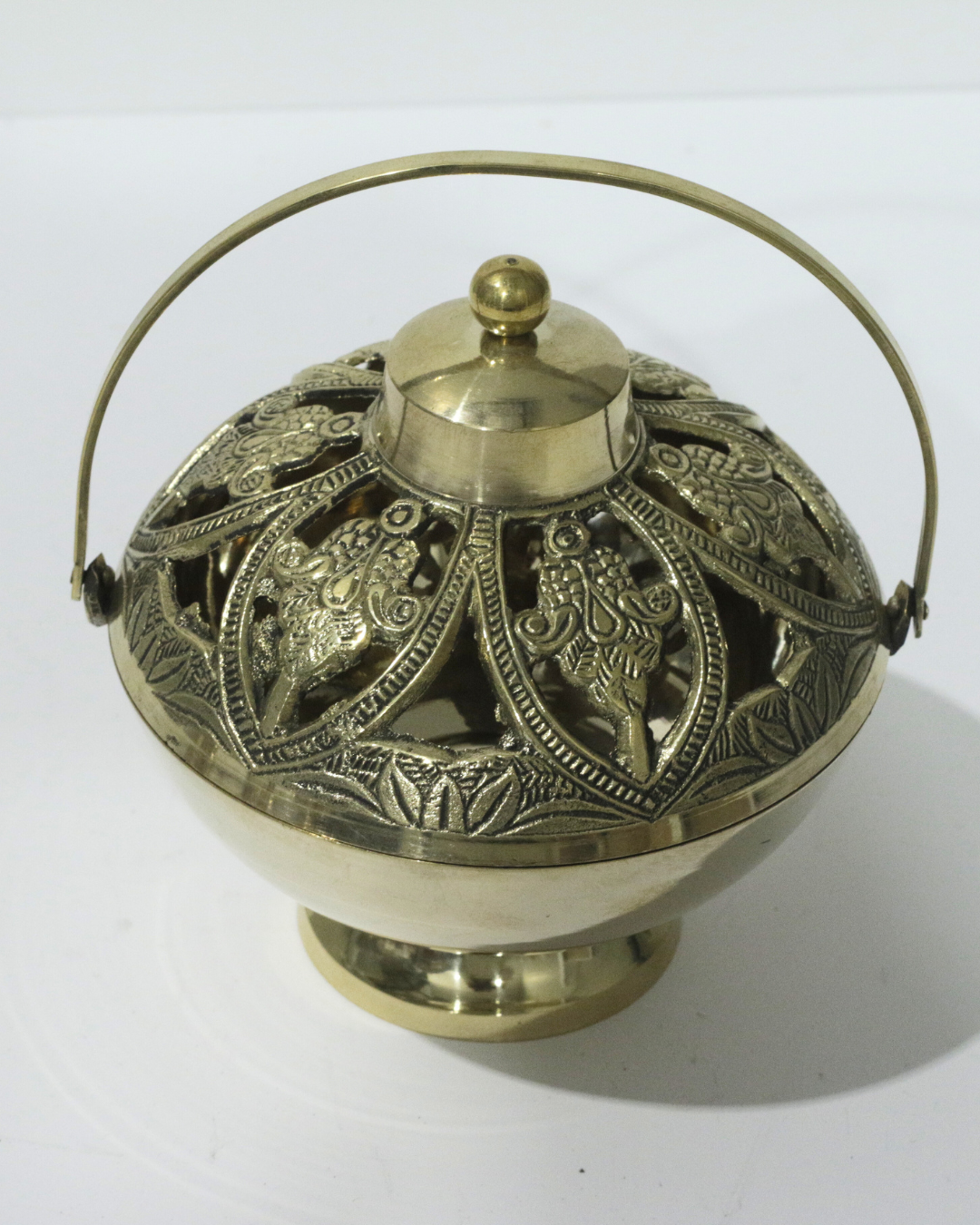 Floral Lid Loban Burner