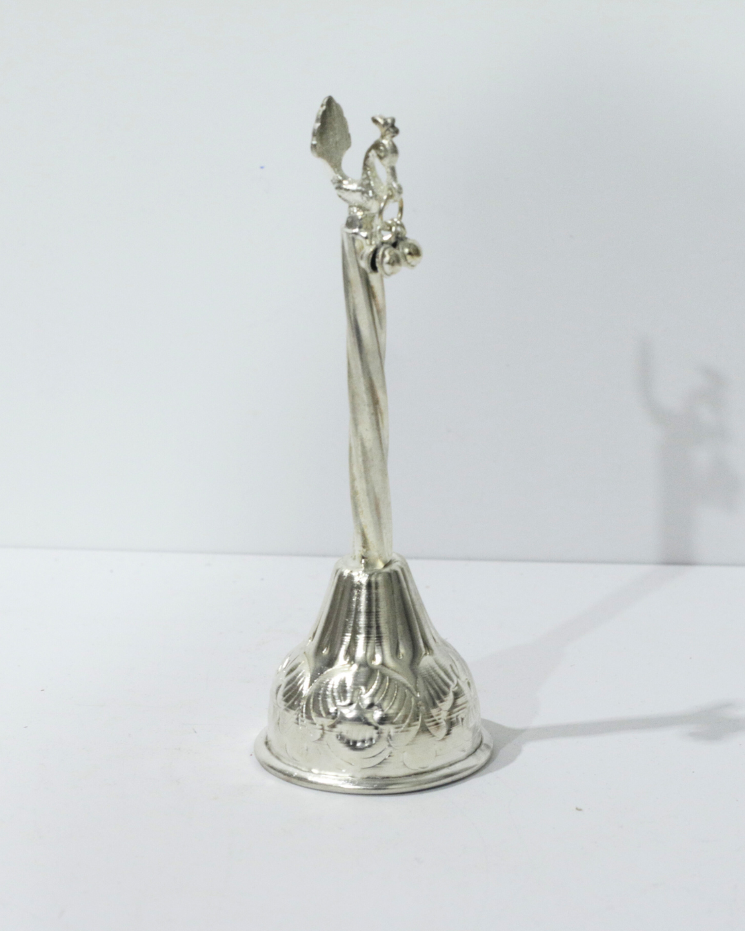 Premium 8 Piece Elephant German Silver Thali Set