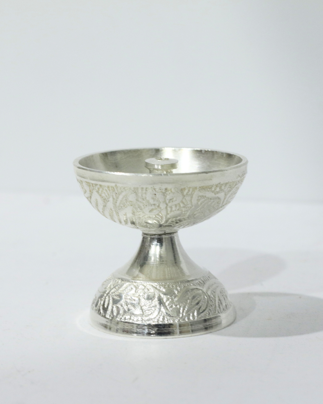 Premium 7 Piece German Silver Thali Set With Engraving