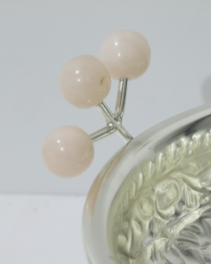 Silver and Pink Bird Urli