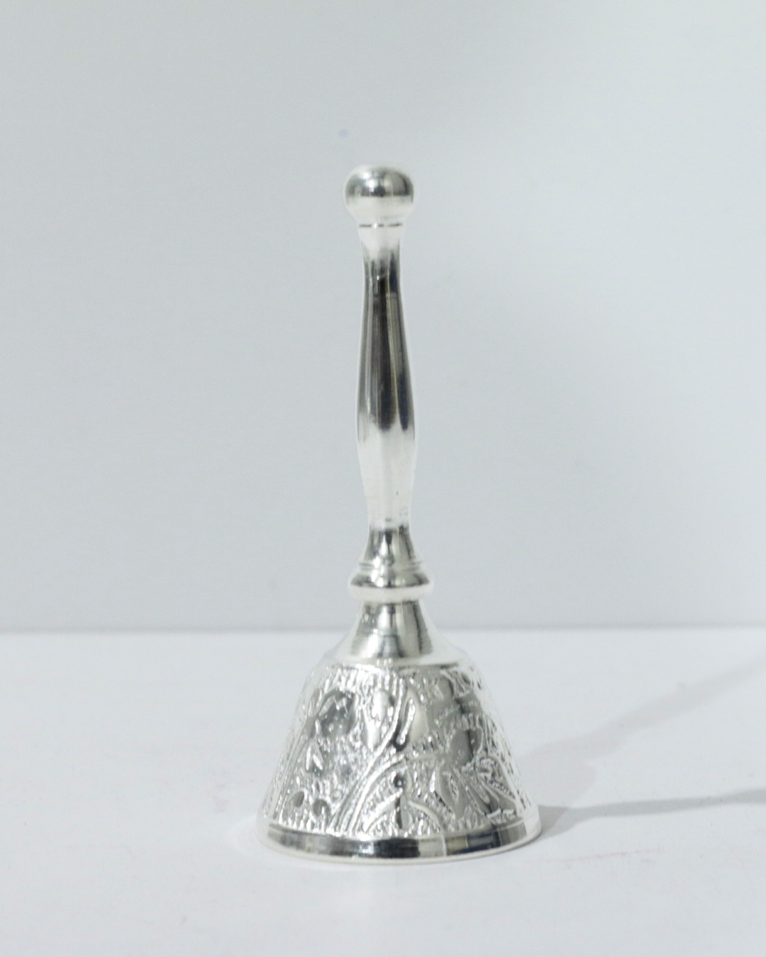 8 Piece Premium Silver Elephant Ghungroo Thali Set