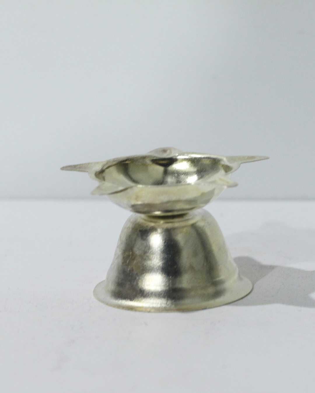 10 Piece Laxmiji & Ganeshji Silver Thali Set