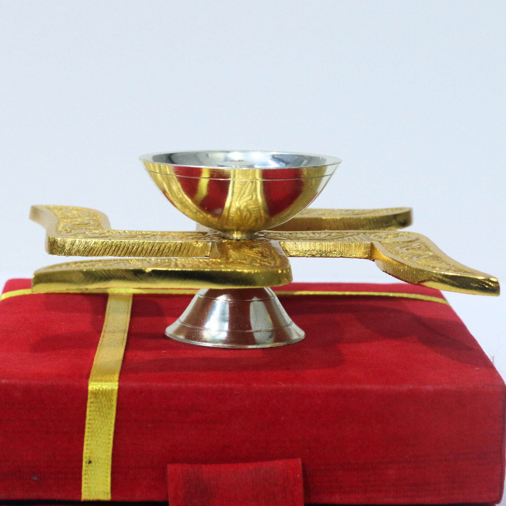 Swastik Diya Gift Set