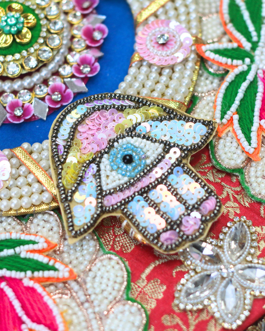 9 Piece Lotus Rangoli Set