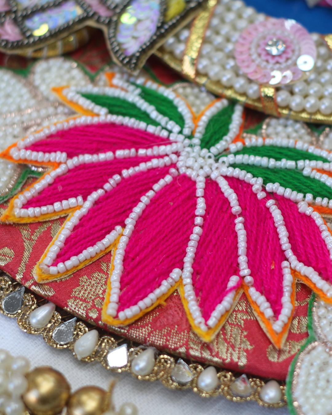 9 Piece Lotus Rangoli Set