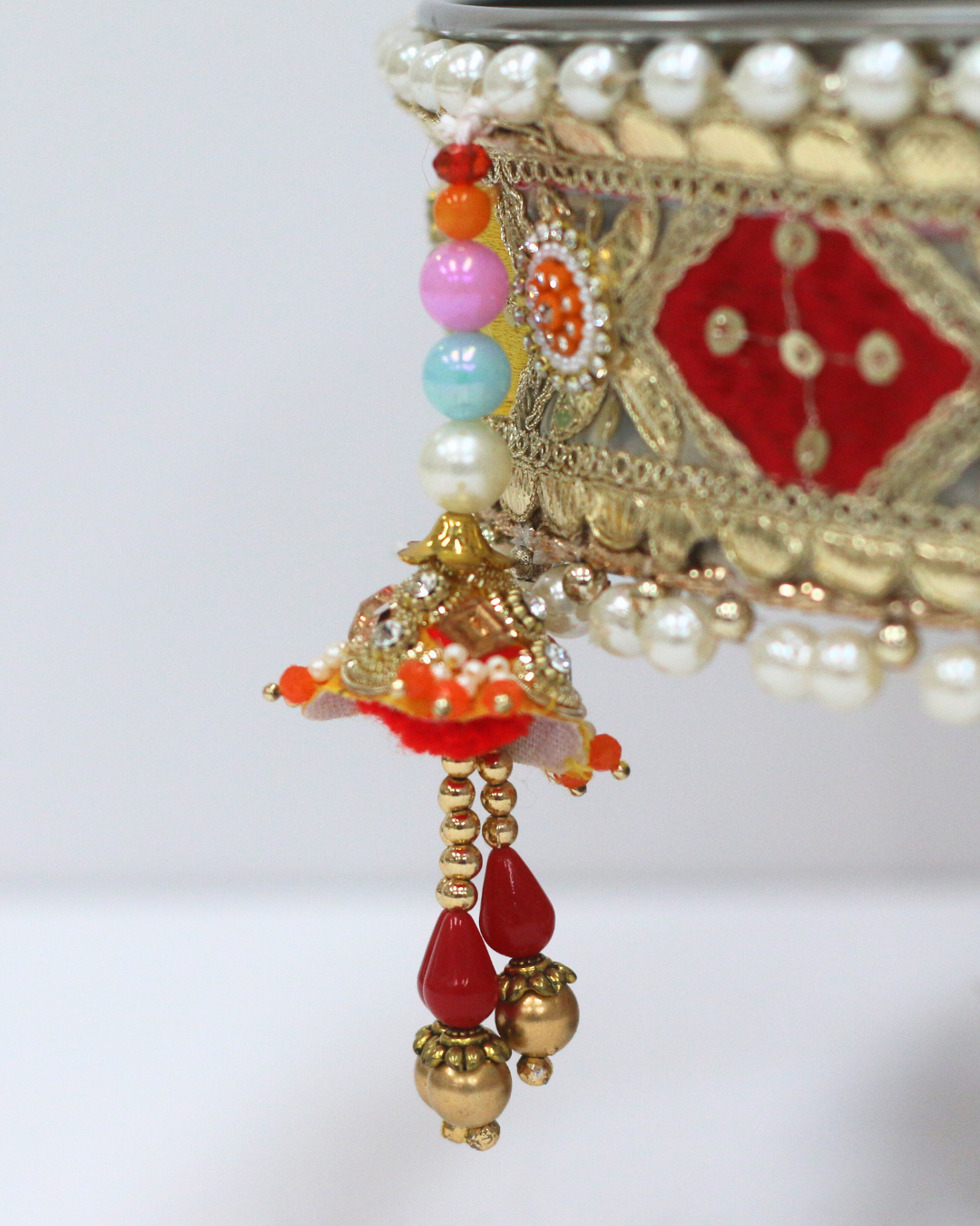 Pink Karvachauth Thali Set
