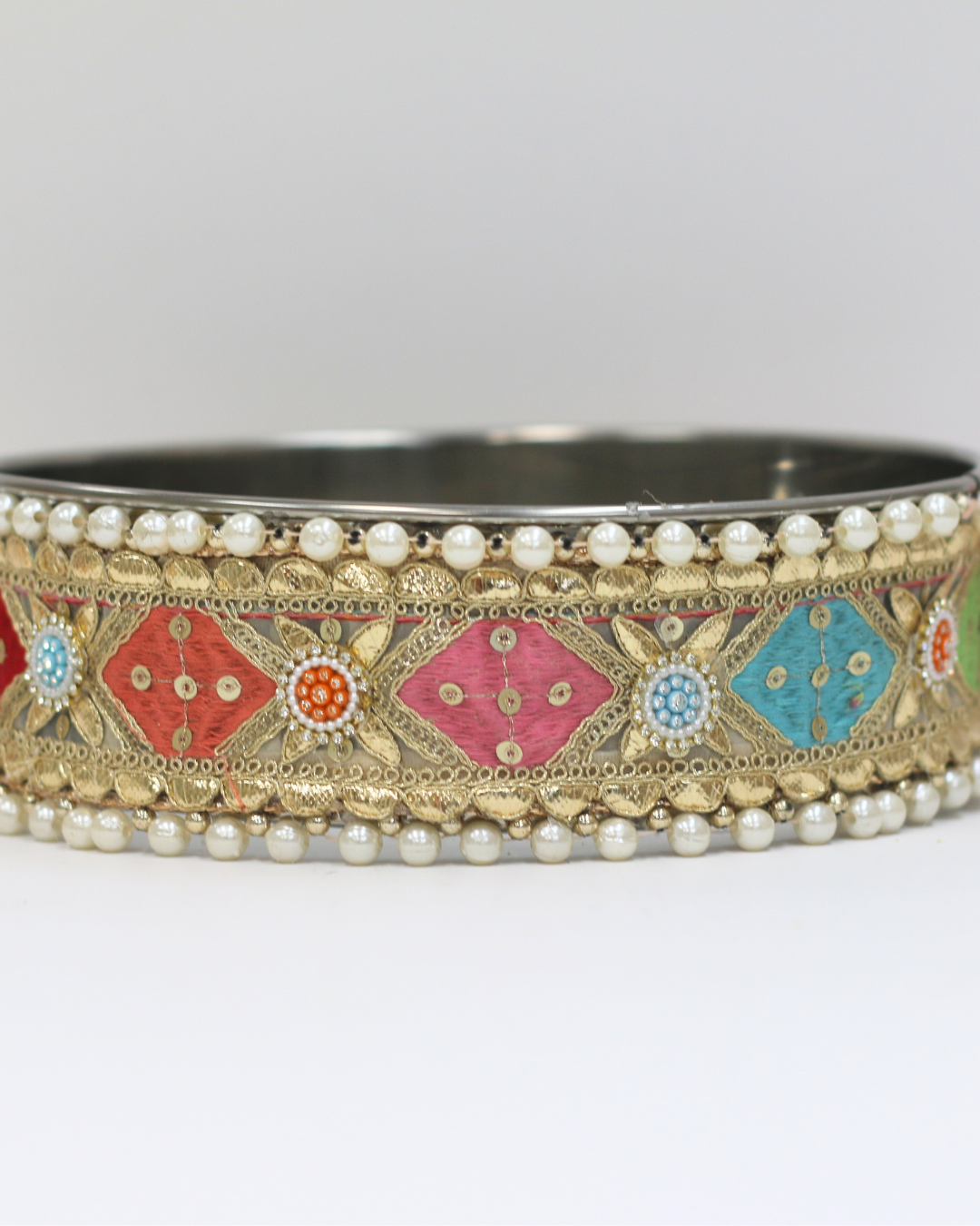 Pink Karvachauth Thali Set