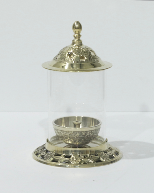 Premium Brass & Glass Jyot